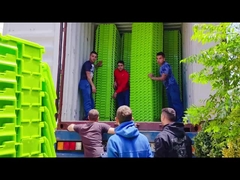 لجستیک کانتینرهای ذخیره سازی پلاستیکی صنعتی مستطیل برای زنجیره تامین پایدار