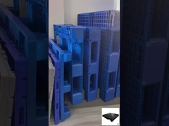 پالت های پلاستیکی سنگین HDPE یک طرفه یورو پالت پلاستیکی سفارشی 1100x1100x160mm