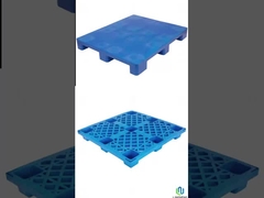 1100 X 1100 پالت پلاستیکی سنگین دو طرفه واردات یورو انبار پالت های پلاستیکی فورتکلیفت