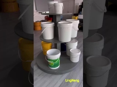 سطل 2.5 لیتری گرد قابل بازیافت با پوشش و دسته سفارشی